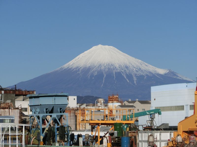 年末の富士山